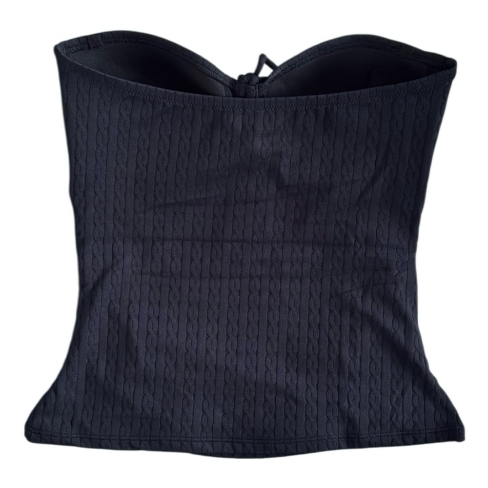 Tommy Bahama Cable Beach Tie Front Bandini Top - Picture 7 of 11